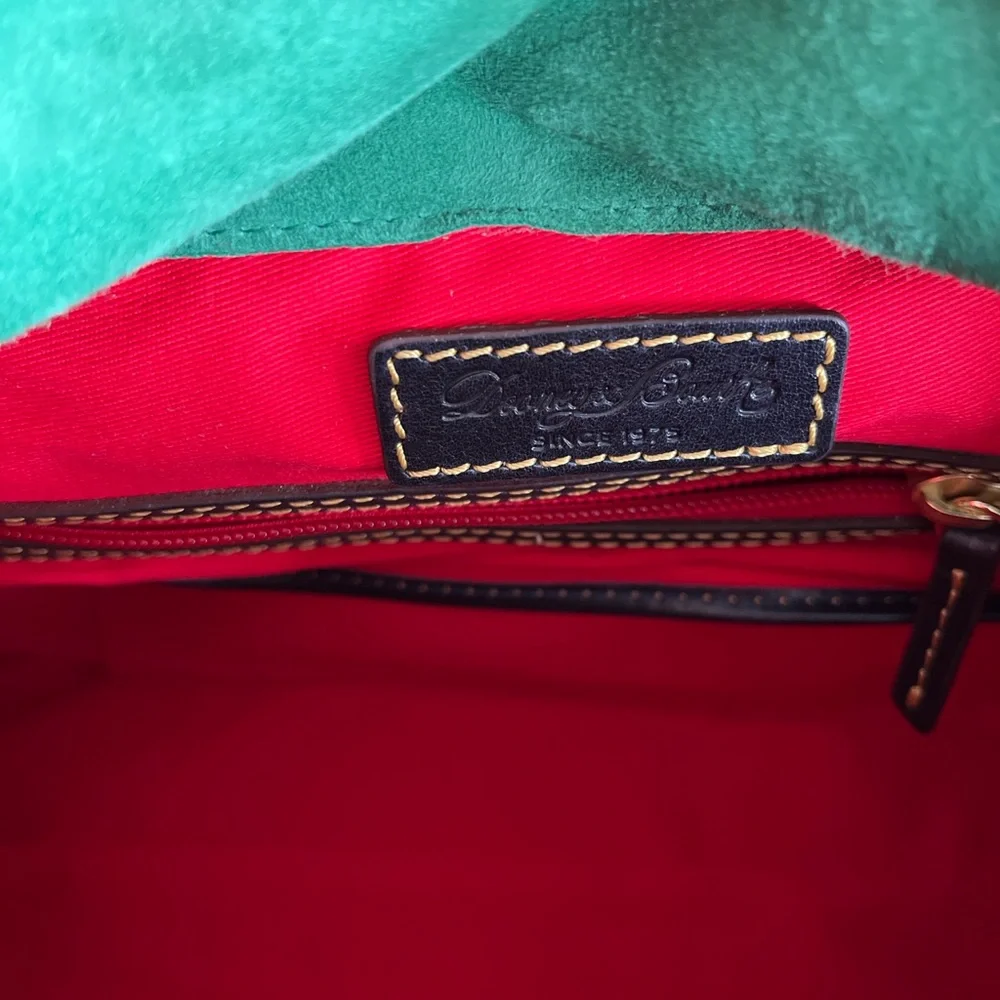Dooney & Bourke, Florentine Satchel (Navy) REGULAR SIZE NOT MINI - Picture 8 of 14